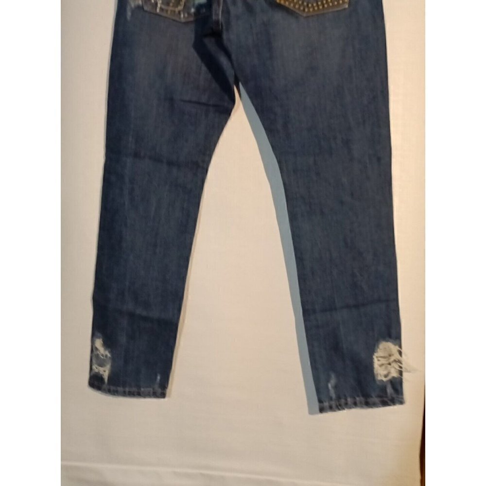 Artisan de Luxe Size 25 Destroyed Jeans Premium 29.5 x 30 - Picture 11 of 15